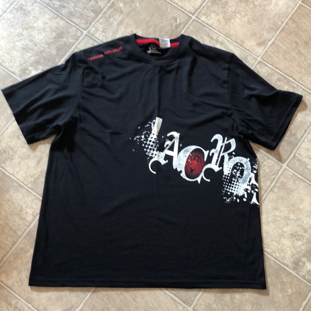 Under Armour heat gear lacrosse t-shirt Large